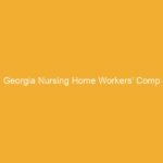 Text on a yellow background reading 'Georgia Nursing Home Workers' Comp'.
