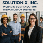 Four professionals, including a woman in a suit and three individuals in safety helmets, posing together in an office environment. Four professionals, including a woman in a suit and three individuals in safety helmets, posing together in an office environment.